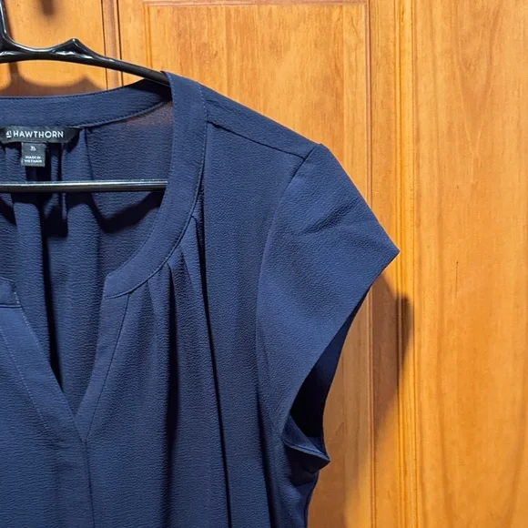 41 Hawthorn Women's Navy Blouse - Picture 4 of 6